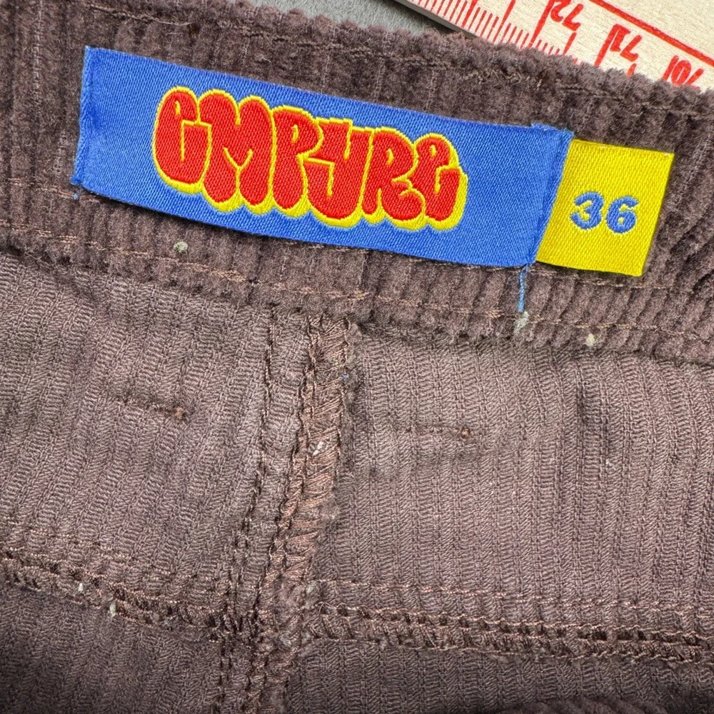 Empyre Relax Corduroy Pants Mens 36 Brown Baggy Loose‎ Fit Skate Streetwear